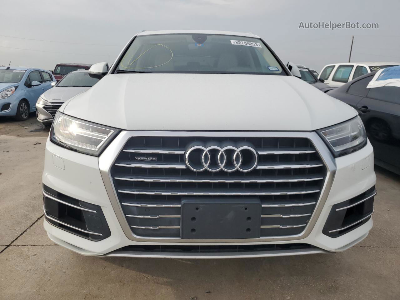 2017 Audi Q7 Premium Plus White vin: WA1LAAF79HD024428