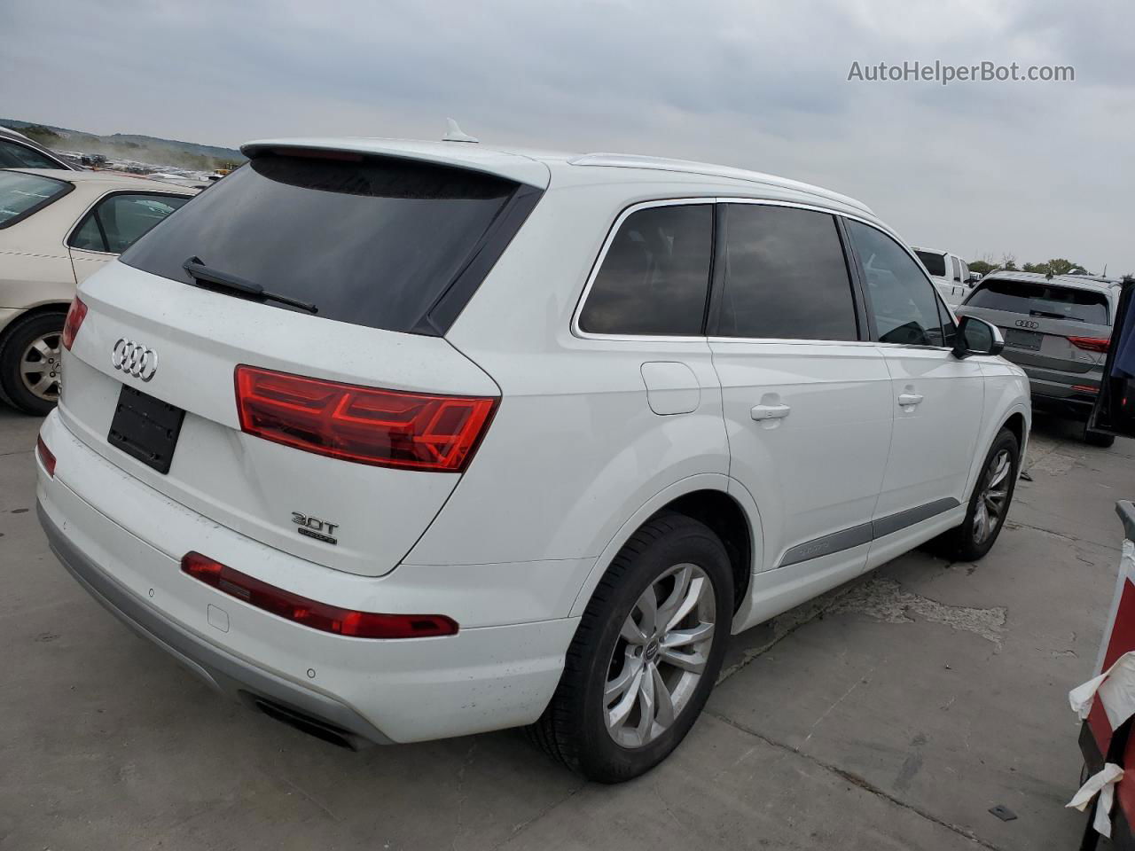 2017 Audi Q7 Premium Plus White vin: WA1LAAF79HD024428