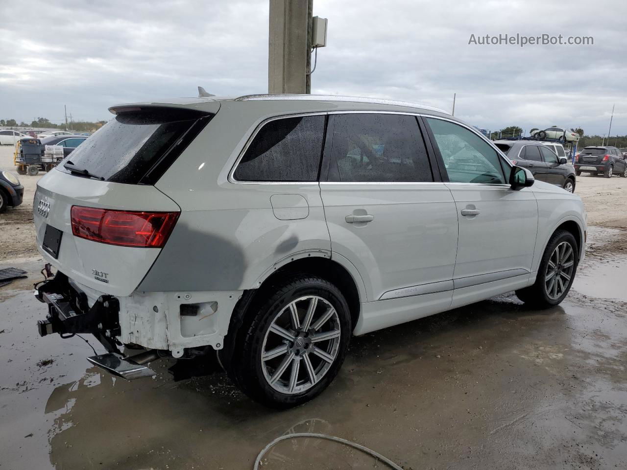 2017 Audi Q7 Premium Plus White vin: WA1LAAF79HD032478