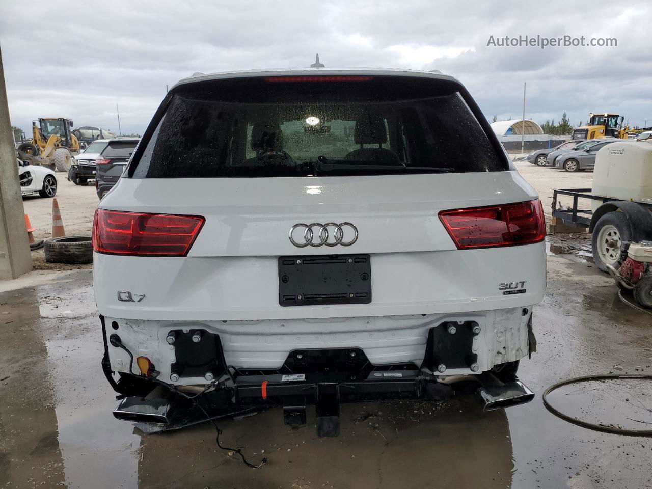 2017 Audi Q7 Premium Plus White vin: WA1LAAF79HD032478