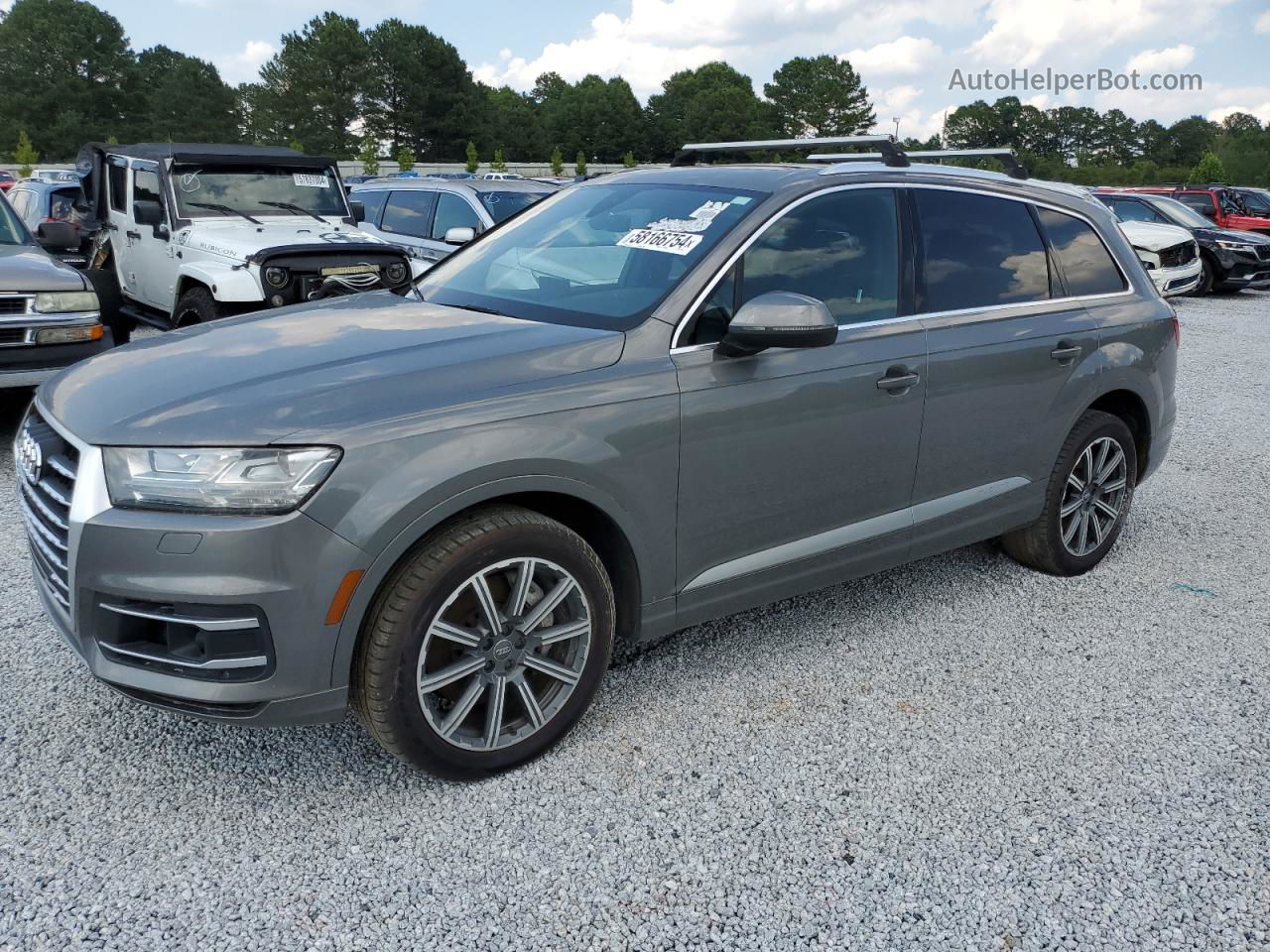 2017 Audi Q7 Premium Plus Gray vin: WA1LAAF79HD036479