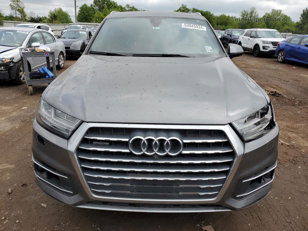 2017 Audi Q7 Premium Plus Gray vin: WA1LAAF79HD047885