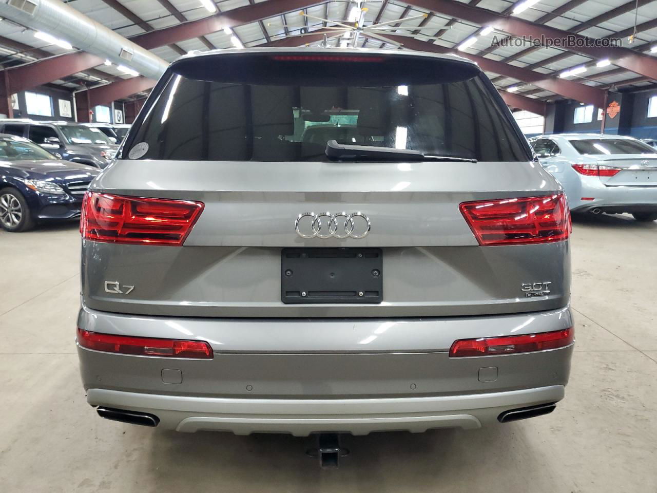 2017 Audi Q7 Premium Plus Gray vin: WA1LAAF79HD057493