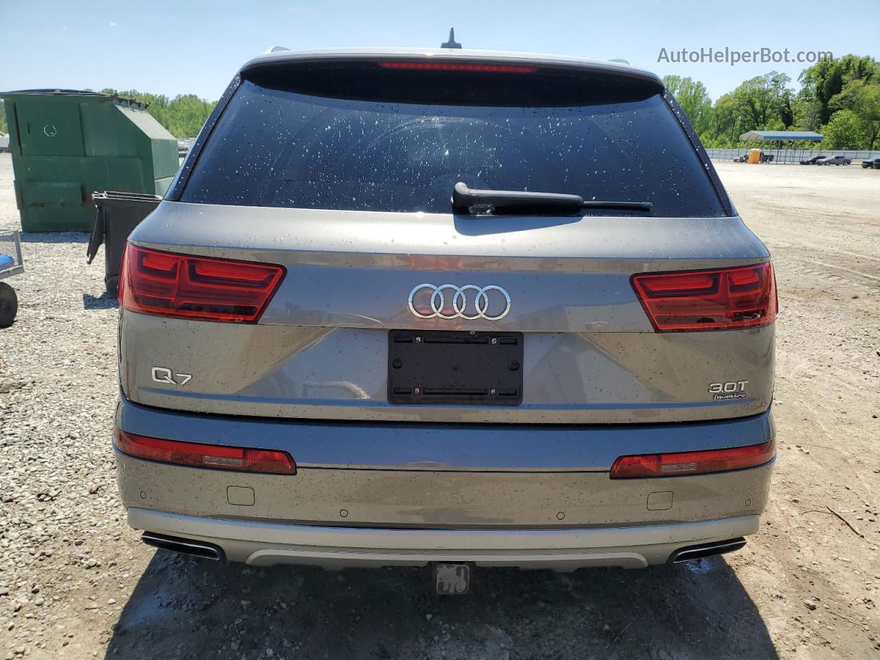 2017 Audi Q7 Premium Plus Gray vin: WA1LAAF7XHD002518