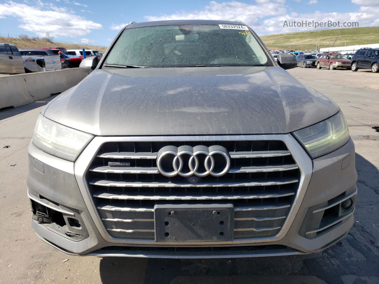 2017 Audi Q7 Premium Plus Gray vin: WA1LAAF7XHD003927