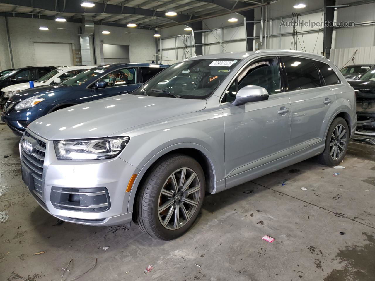 2017 Audi Q7 Premium Plus Silver vin: WA1LAAF7XHD007329