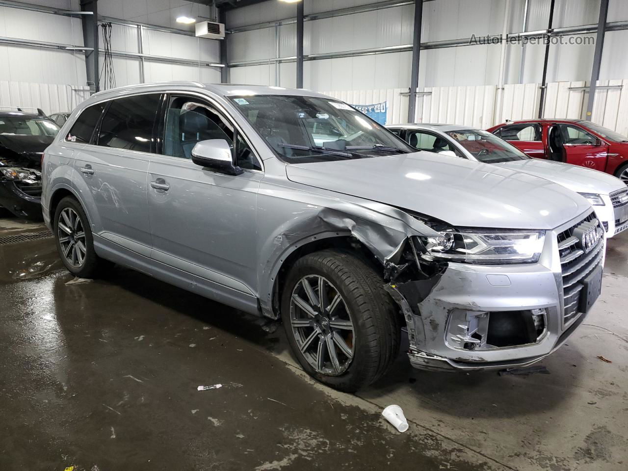 2017 Audi Q7 Premium Plus Silver vin: WA1LAAF7XHD007329