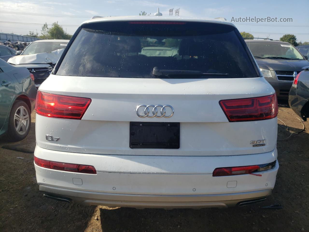 2017 Audi Q7 Premium Plus White vin: WA1LAAF7XHD014474