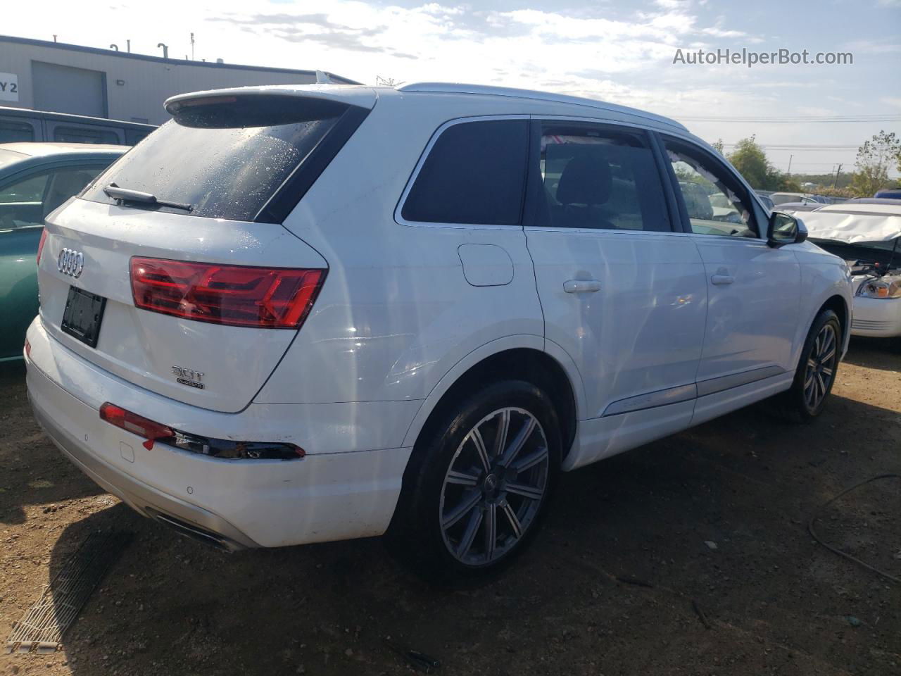 2017 Audi Q7 Premium Plus White vin: WA1LAAF7XHD014474