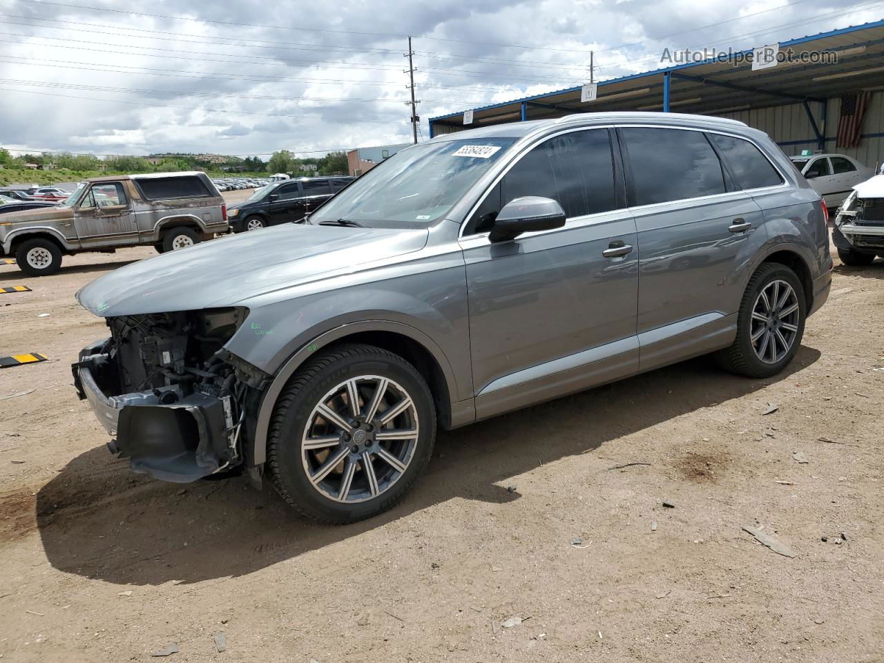 2017 Audi Q7 Premium Plus Gray vin: WA1LAAF7XHD020047