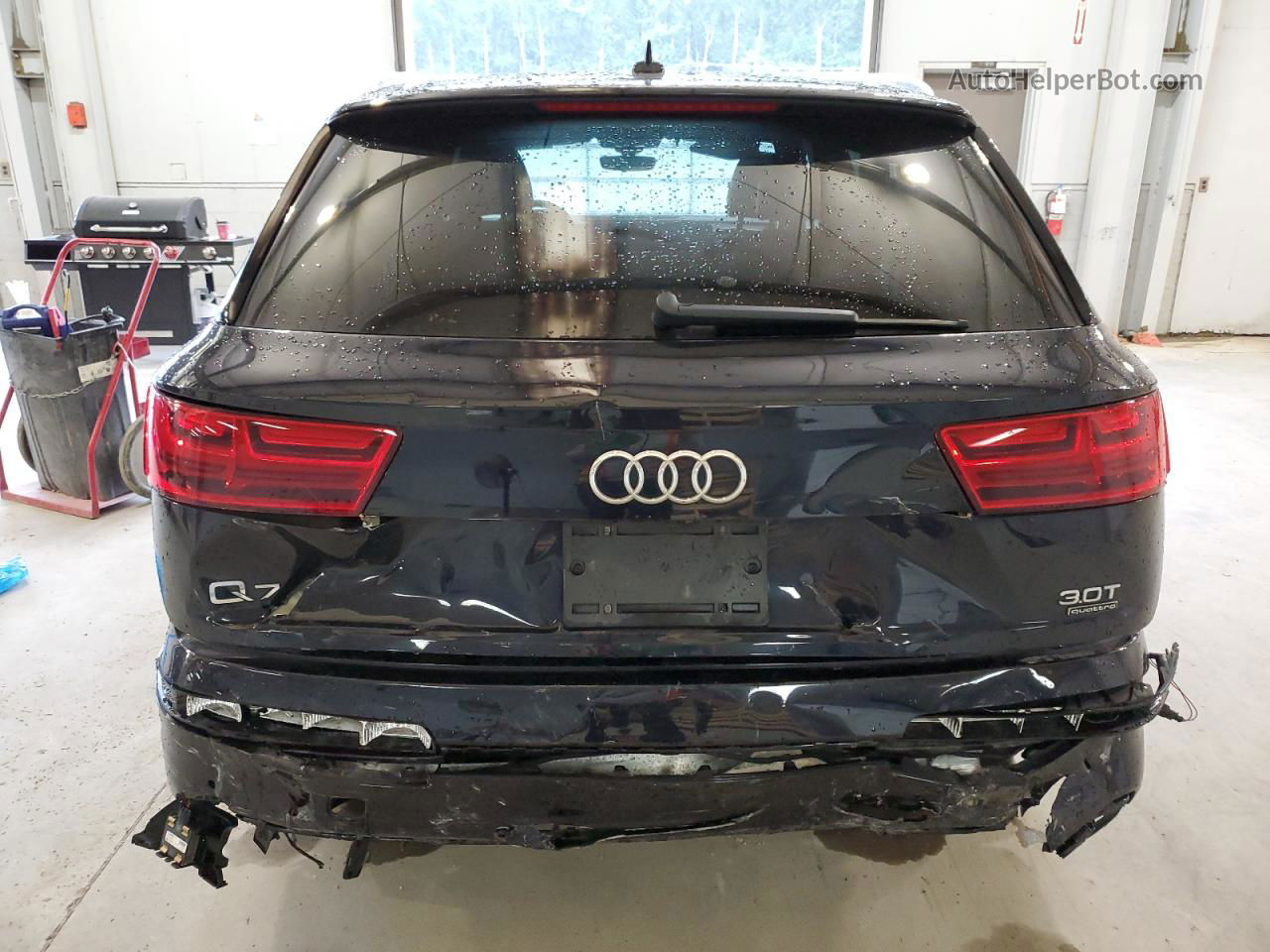 2017 Audi Q7 Premium Plus Синий vin: WA1LAAF7XHD022672