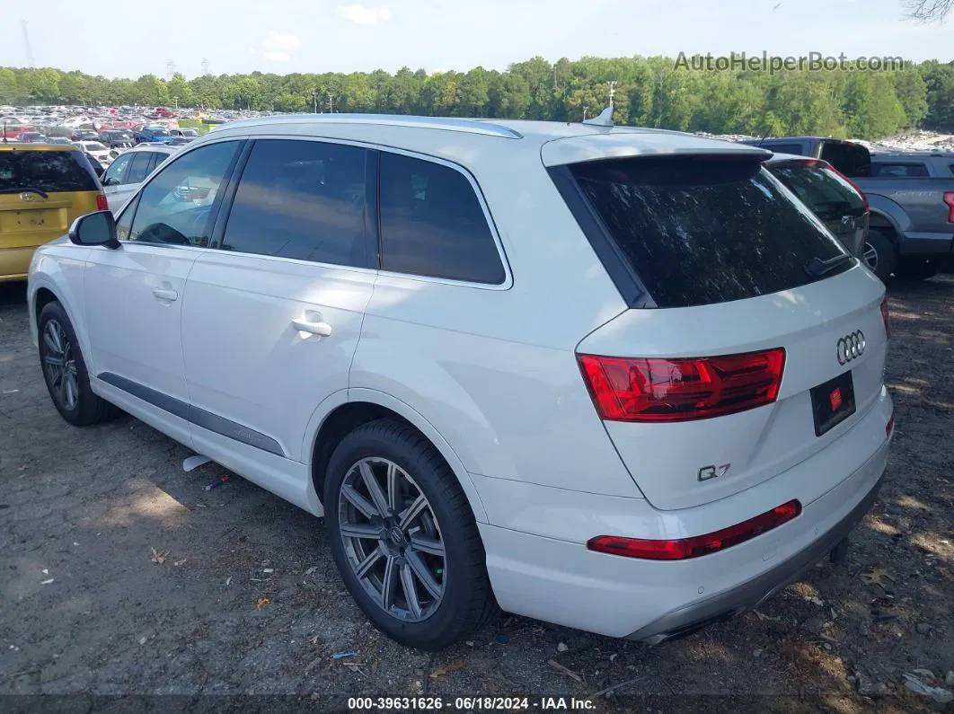 2017 Audi Q7 3.0t Premium White vin: WA1LAAF7XHD037396