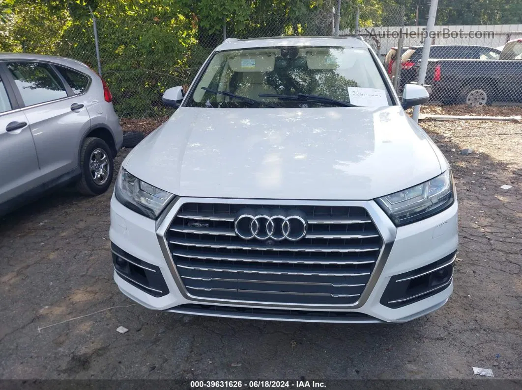 2017 Audi Q7 3.0t Premium White vin: WA1LAAF7XHD037396