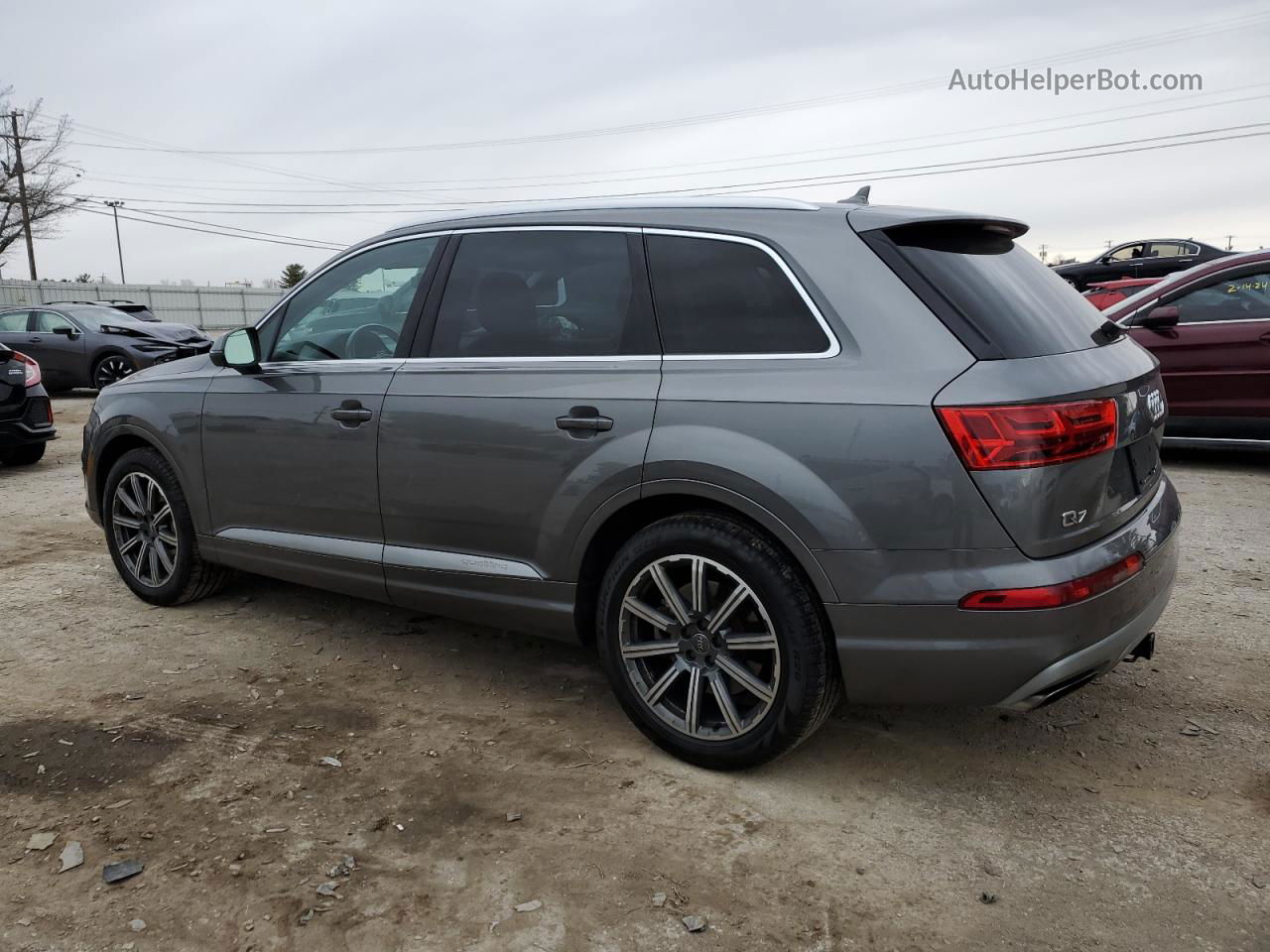 2017 Audi Q7 Premium Plus Серый vin: WA1LABF77HD037474