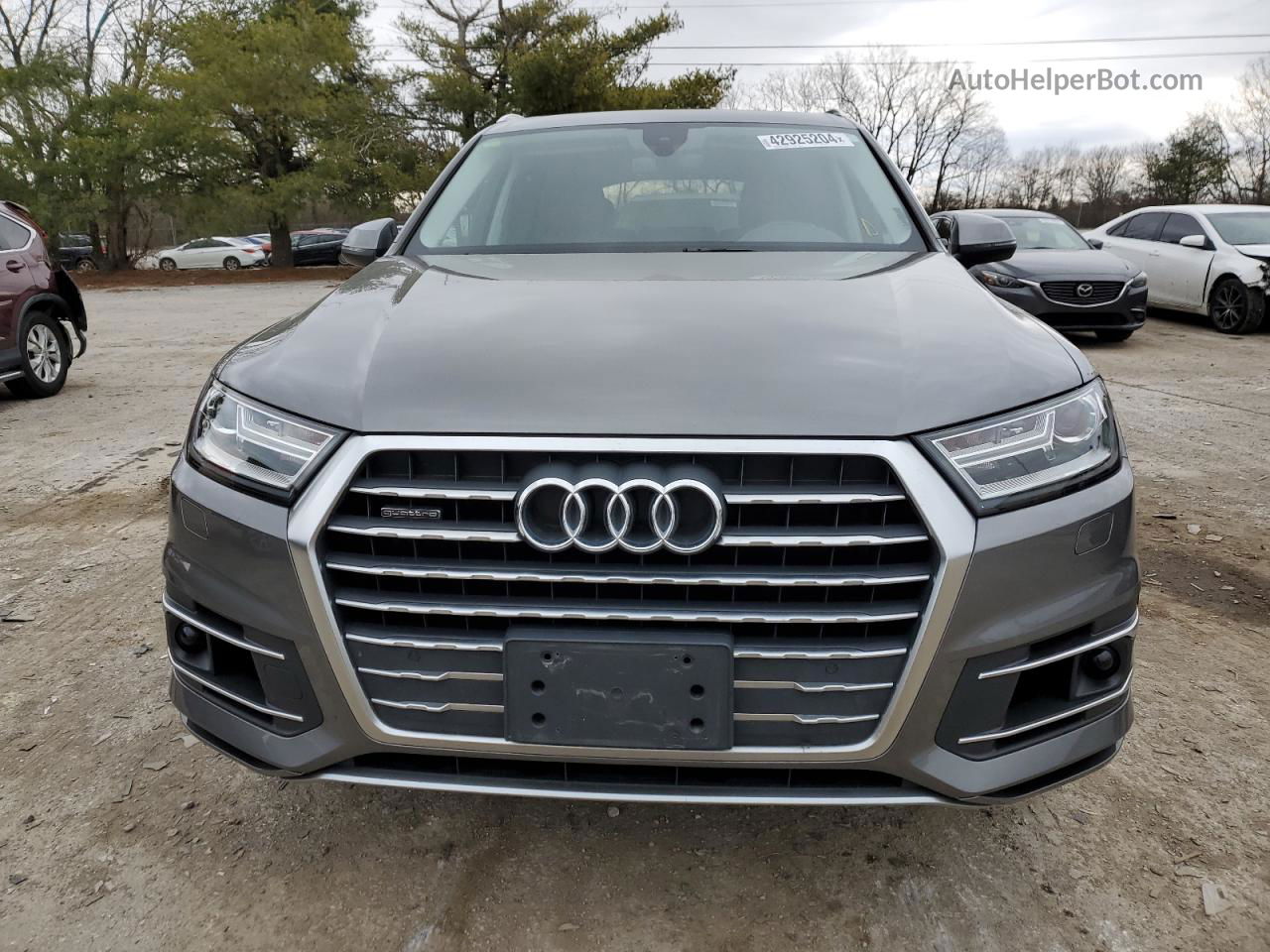 2017 Audi Q7 Premium Plus Серый vin: WA1LABF77HD037474