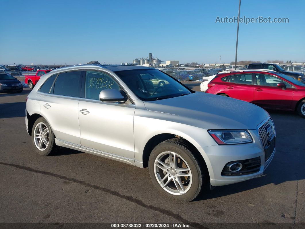 2014 Audi Q5 2.0t Premium Silver vin: WA1LFAFP0EA001943