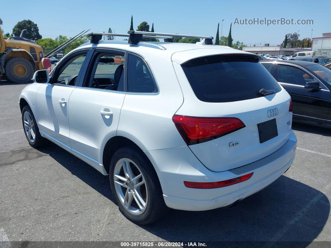 2014 Audi Q5 2.0t Premium White vin: WA1LFAFP0EA015339