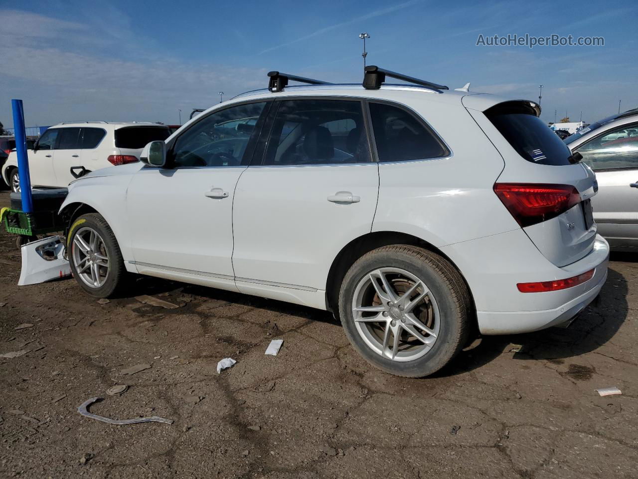 2014 Audi Q5 Premium Plus White vin: WA1LFAFP0EA033114