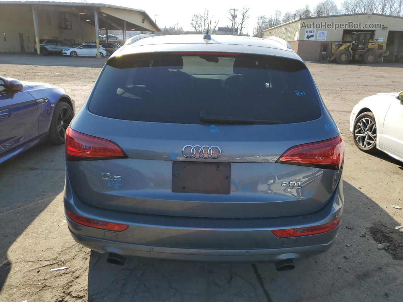 2014 Audi Q5 Premium Plus Gray vin: WA1LFAFP0EA062046