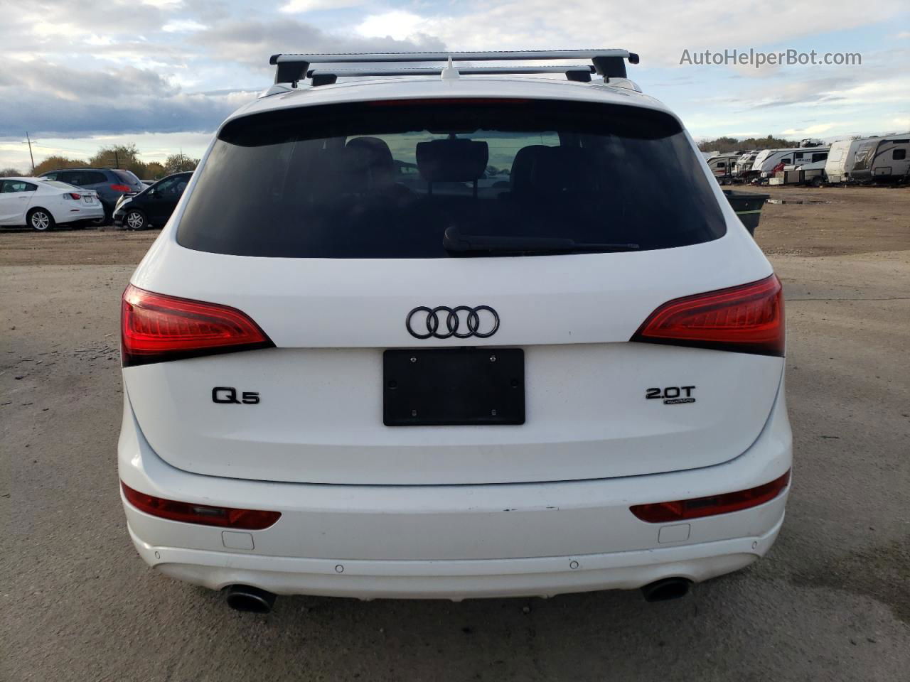 2014 Audi Q5 Premium Plus Белый vin: WA1LFAFP0EA083267