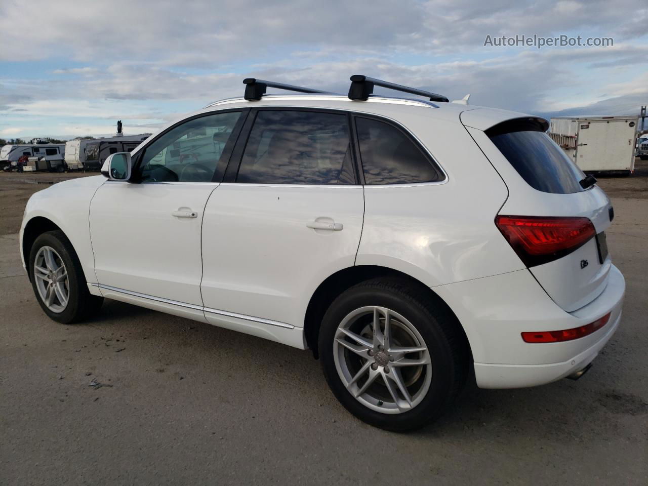 2014 Audi Q5 Premium Plus White vin: WA1LFAFP0EA083267