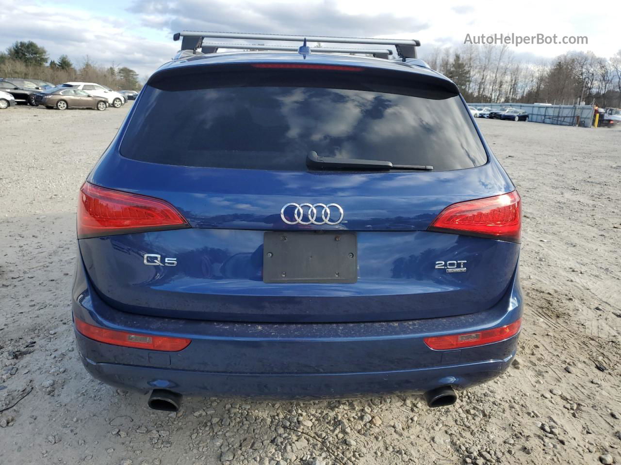 2014 Audi Q5 Premium Plus Blue vin: WA1LFAFP0EA100729