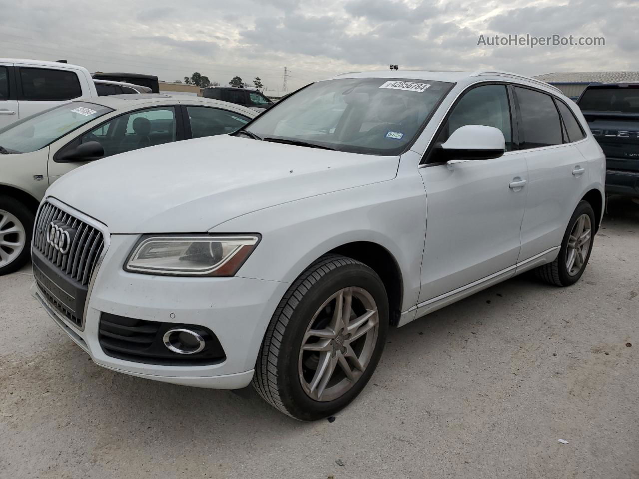 2014 Audi Q5 Premium Plus Белый vin: WA1LFAFP1EA002535