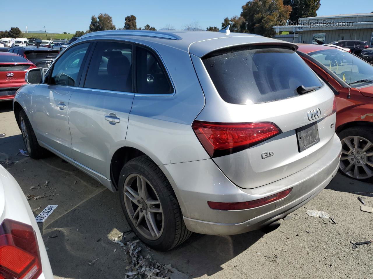 2014 Audi Q5 Premium Plus Silver vin: WA1LFAFP1EA013423