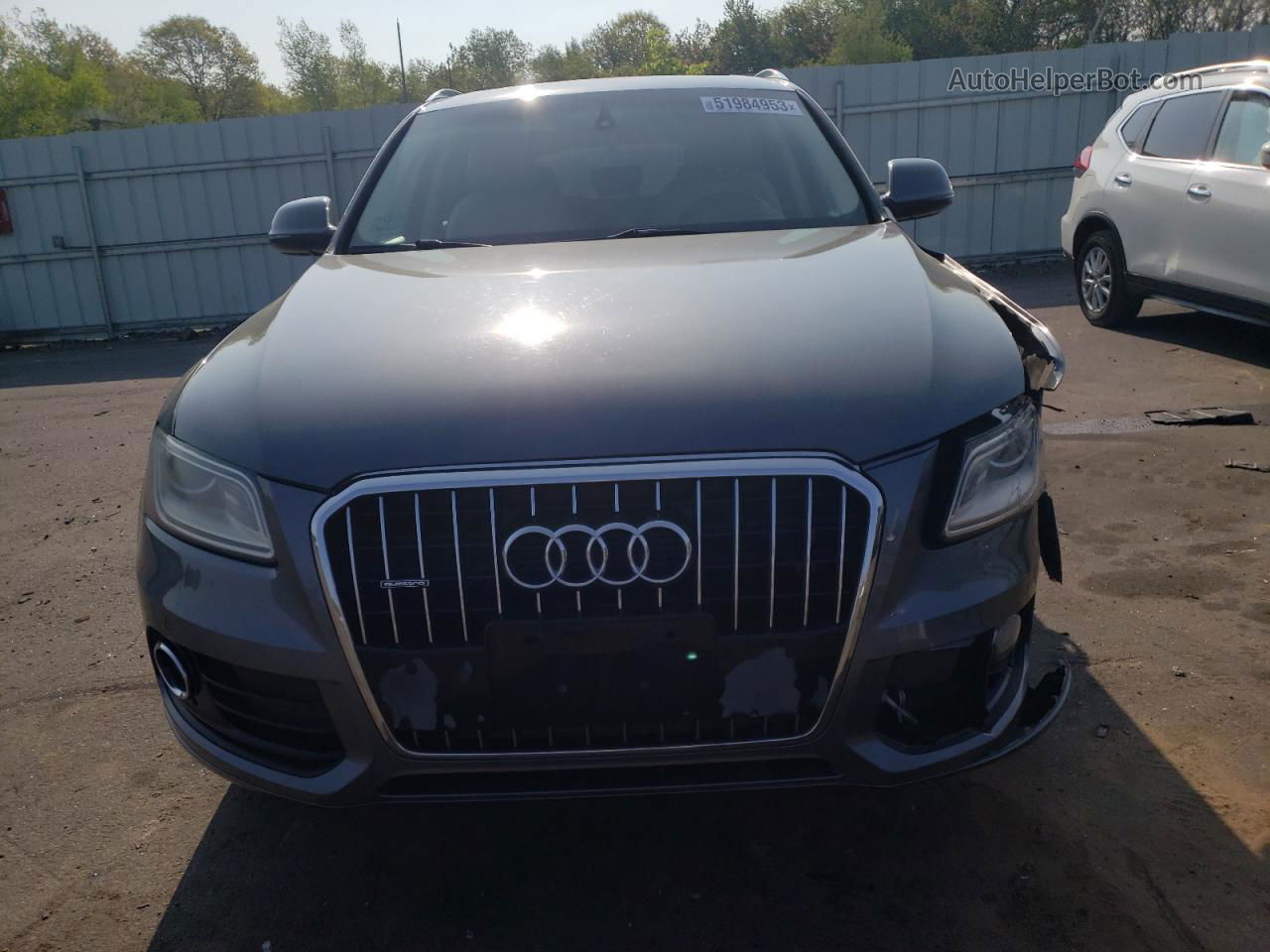 2014 Audi Q5 Premium Plus Gray vin: WA1LFAFP1EA017049