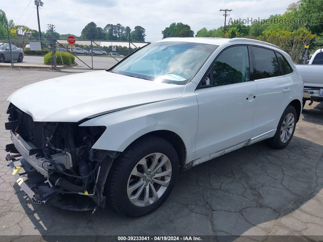 2014 Audi Q5 2.0t Premium White vin: WA1LFAFP1EA039200