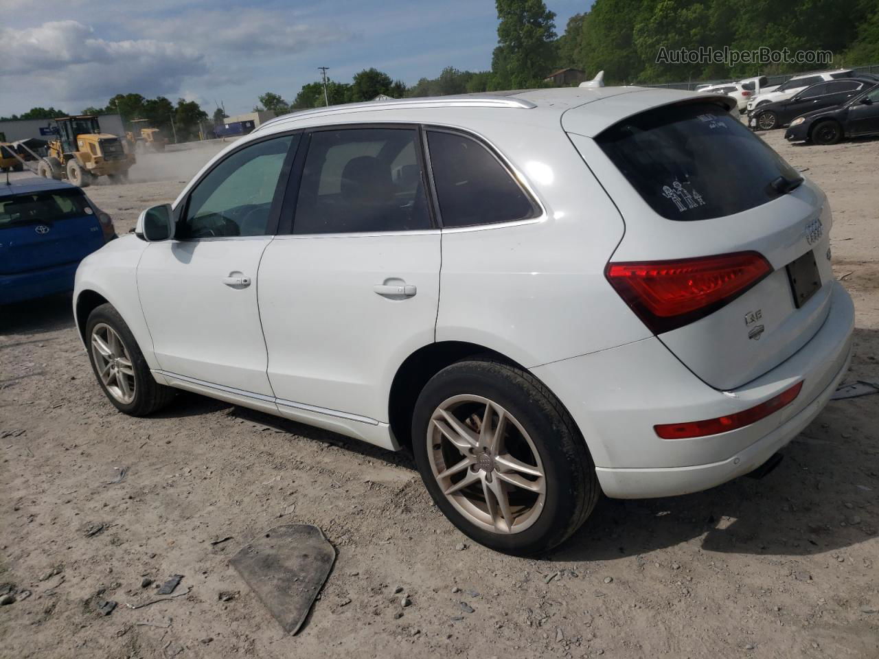 2014 Audi Q5 Premium Plus White vin: WA1LFAFP1EA051413