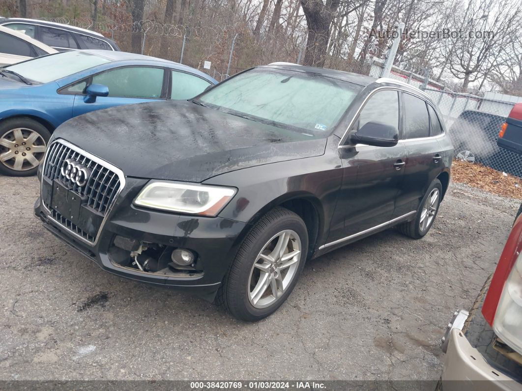 2014 Audi Q5 2.0t Premium Черный vin: WA1LFAFP1EA096352