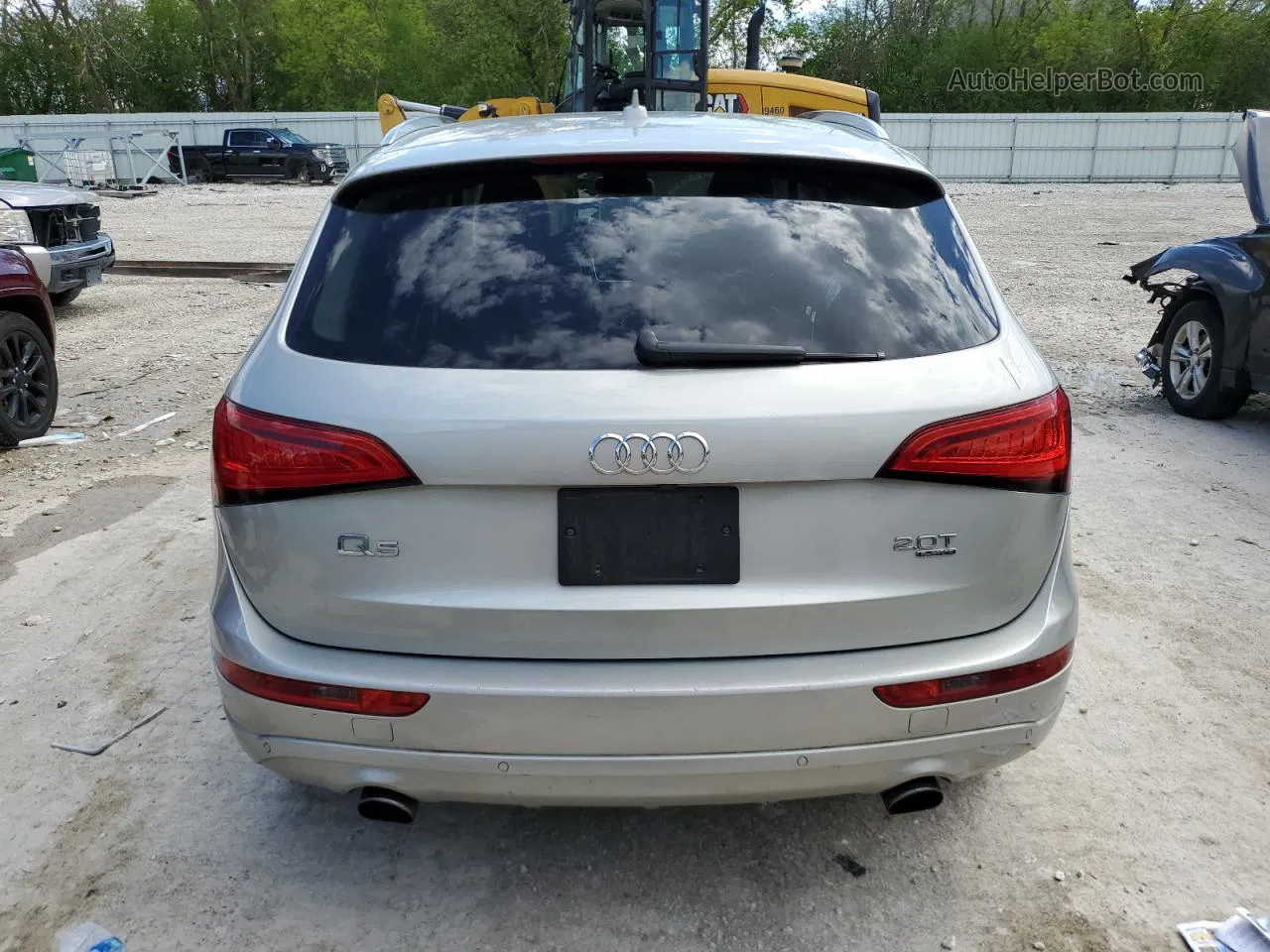 2014 Audi Q5 Premium Plus Серебряный vin: WA1LFAFP1EA096660