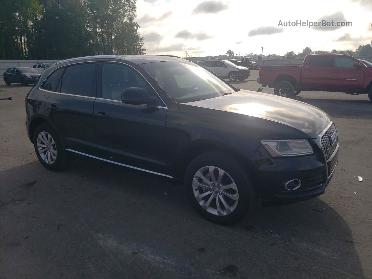 2014 Audi Q5 Premium Plus Черный vin: WA1LFAFP1EA097596