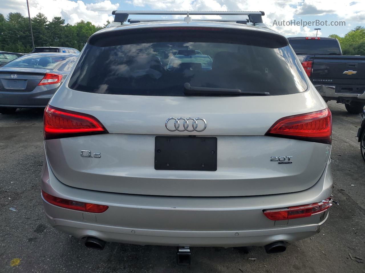 2014 Audi Q5 Premium Plus Silver vin: WA1LFAFP1EA114106