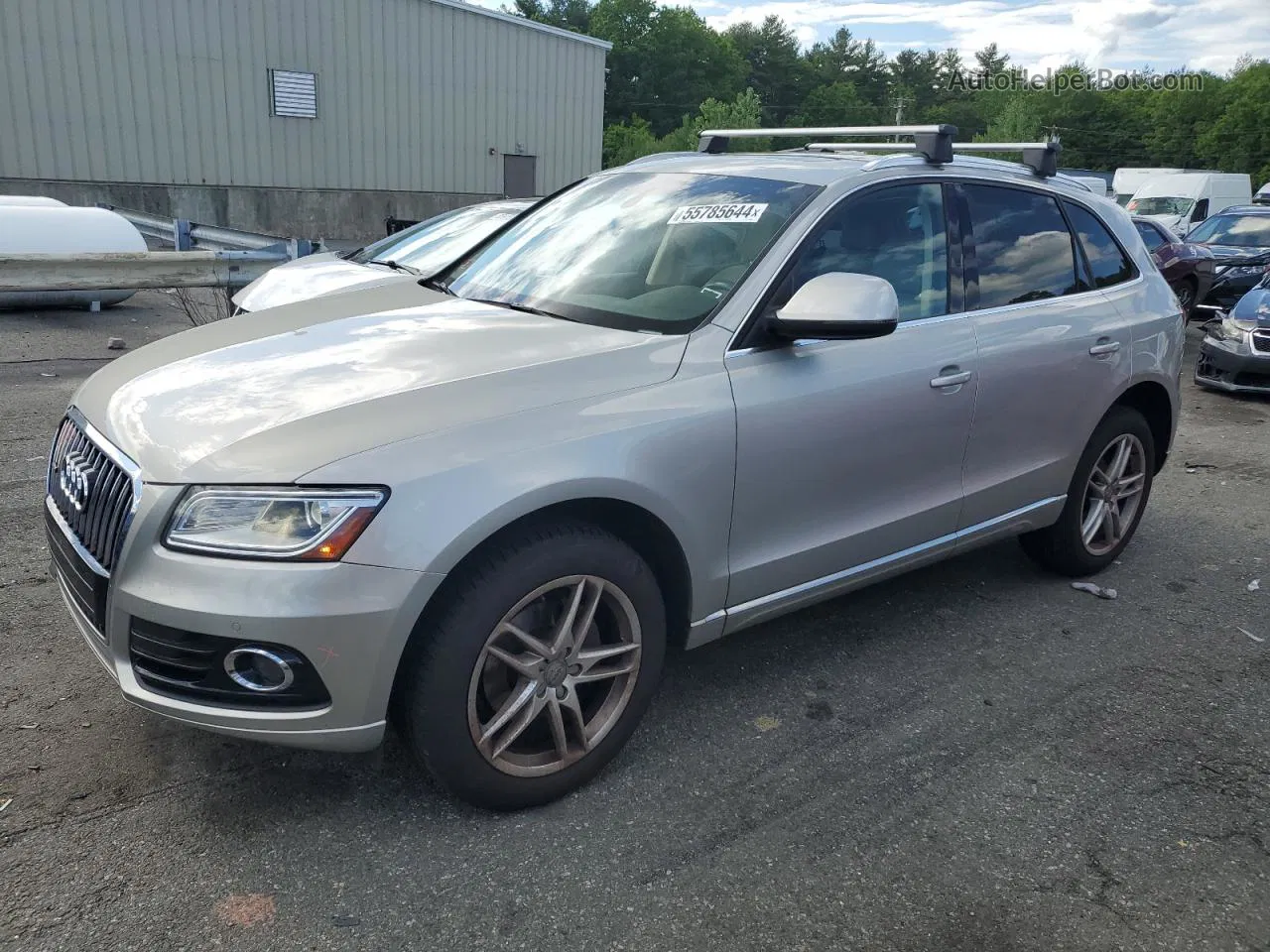 2014 Audi Q5 Premium Plus Silver vin: WA1LFAFP1EA114106