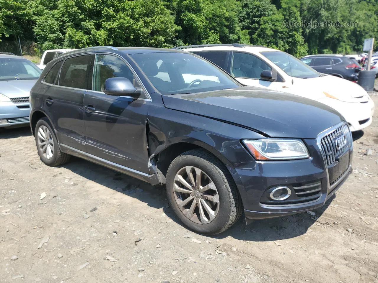 2014 Audi Q5 Premium Plus Черный vin: WA1LFAFP2EA021739