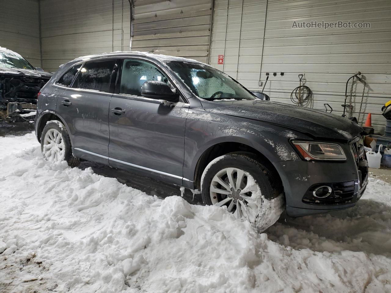 2014 Audi Q5 Premium Plus Gray vin: WA1LFAFP2EA027945