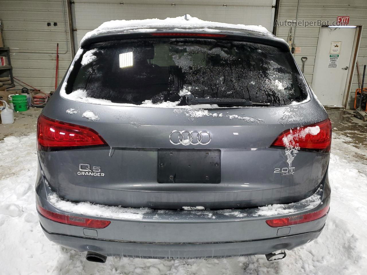 2014 Audi Q5 Premium Plus Gray vin: WA1LFAFP2EA027945