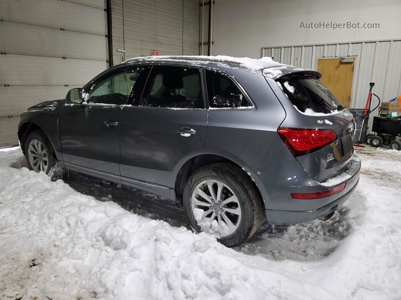 2014 Audi Q5 Premium Plus Gray vin: WA1LFAFP2EA027945