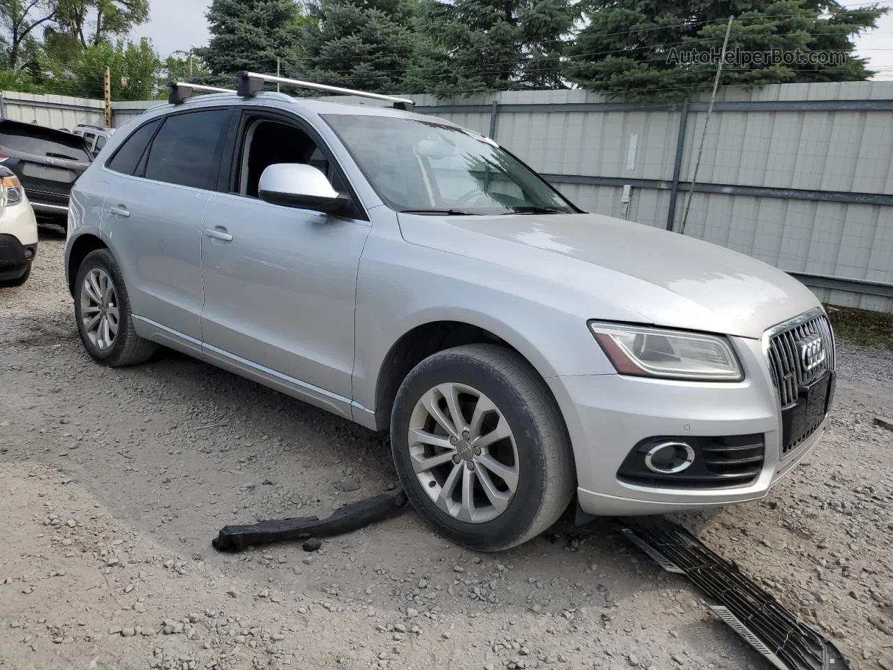 2014 Audi Q5 Premium Plus Silver vin: WA1LFAFP2EA040341