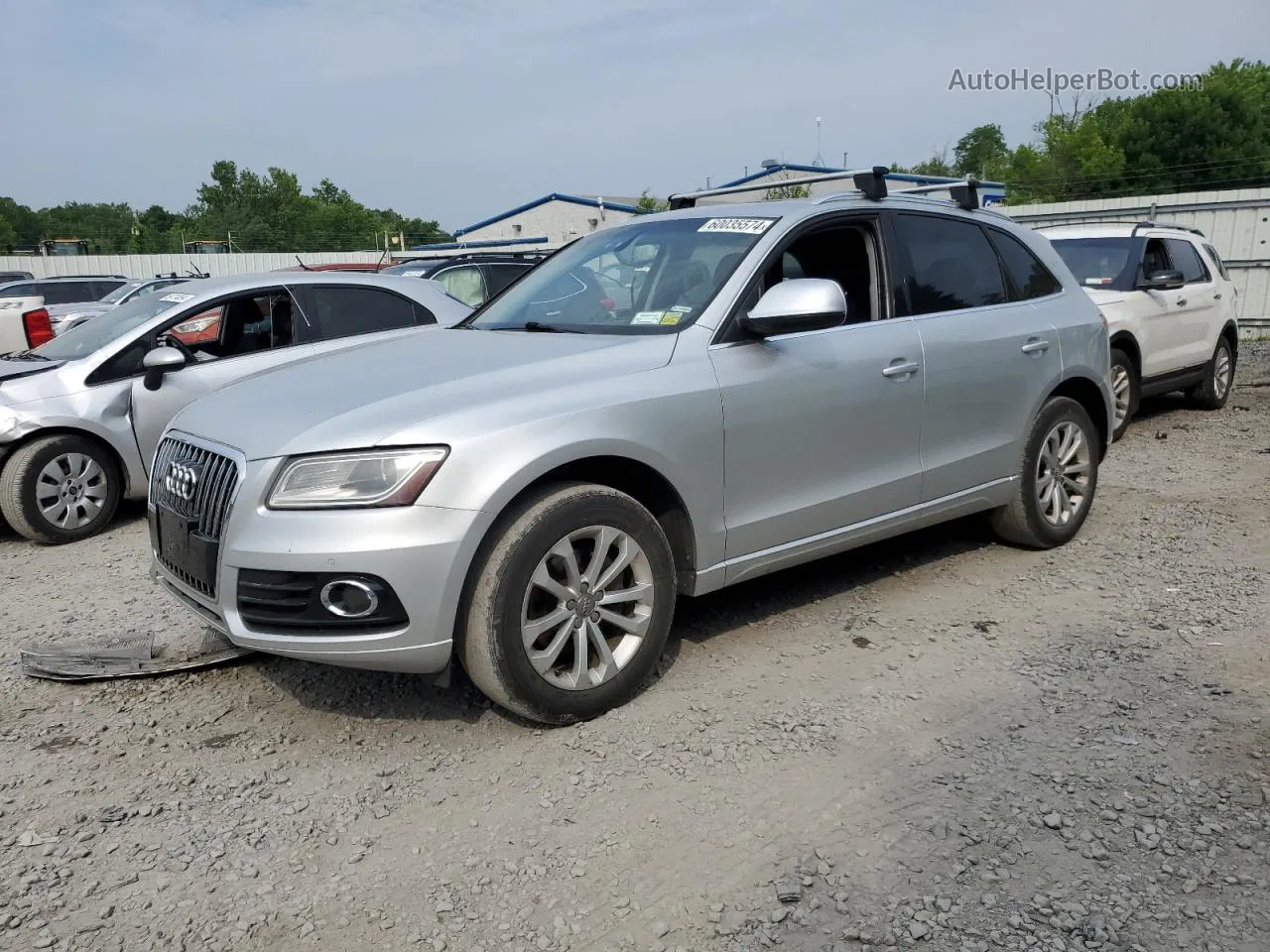 2014 Audi Q5 Premium Plus Silver vin: WA1LFAFP2EA040341