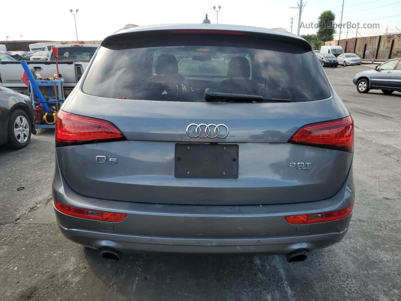 2014 Audi Q5 Premium Plus Gray vin: WA1LFAFP2EA075221