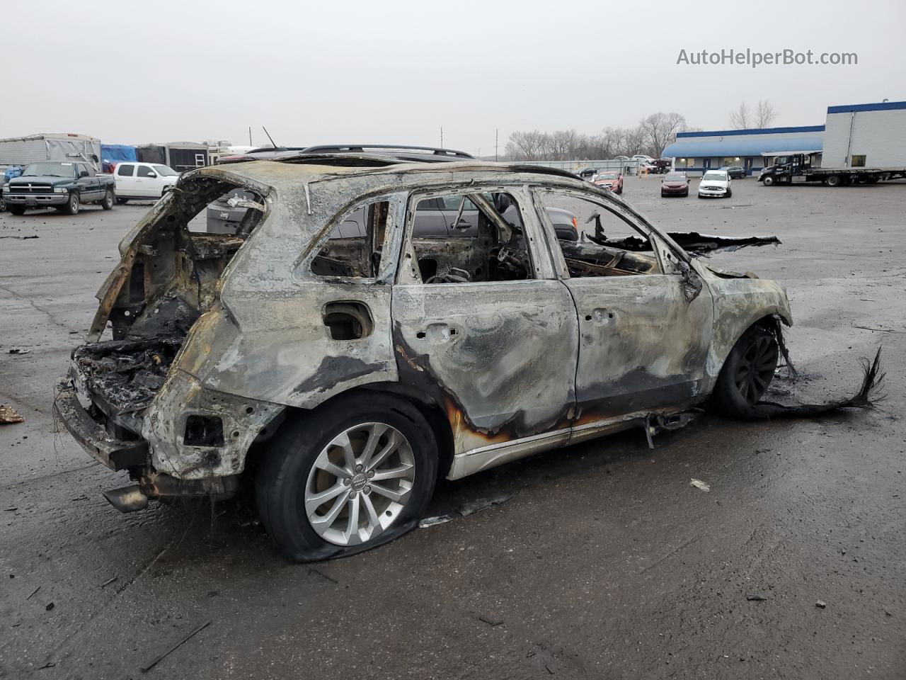 2014 Audi Q5 Premium Plus White vin: WA1LFAFP2EA078572