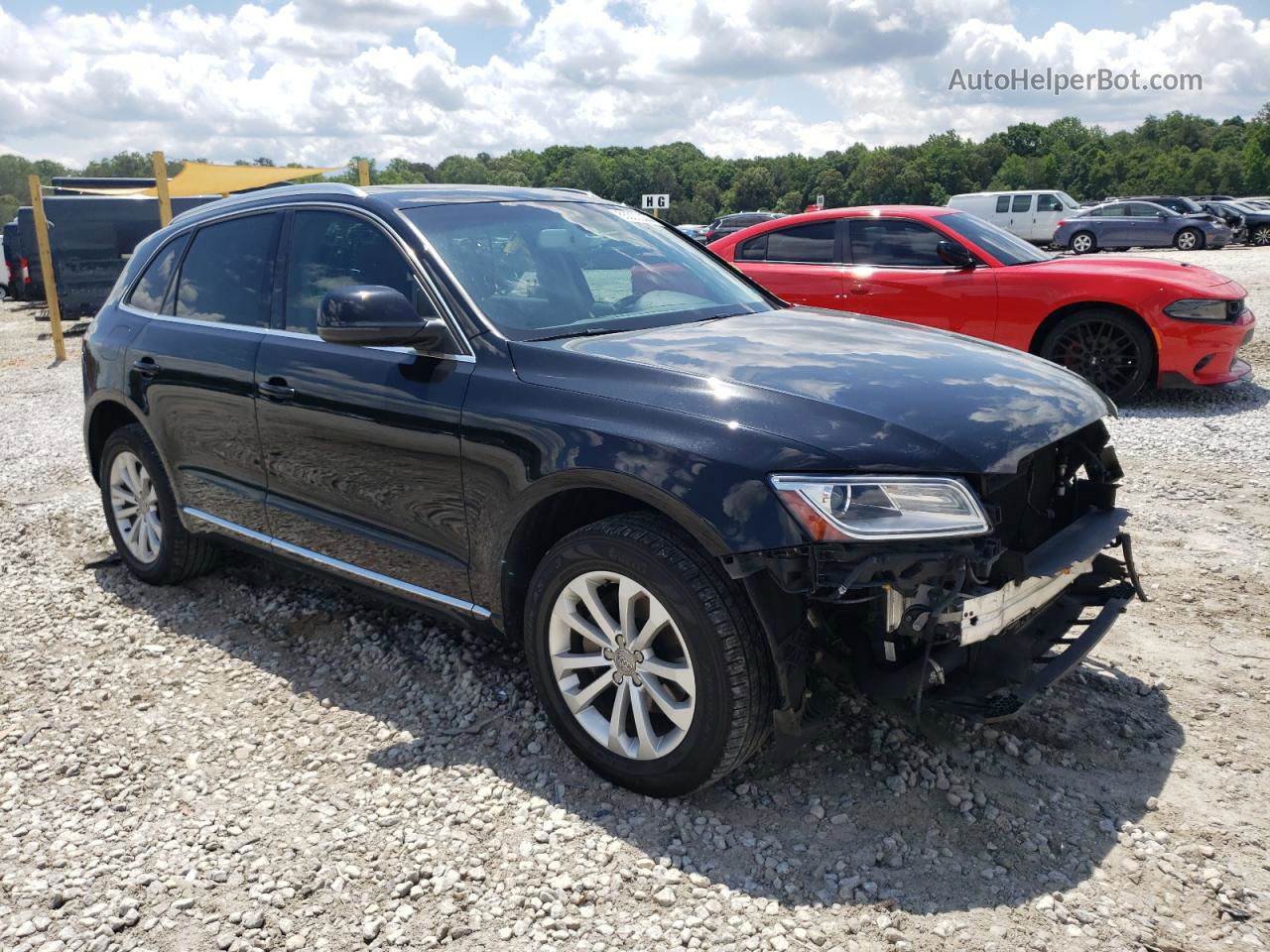 2014 Audi Q5 Premium Plus Черный vin: WA1LFAFP2EA087319