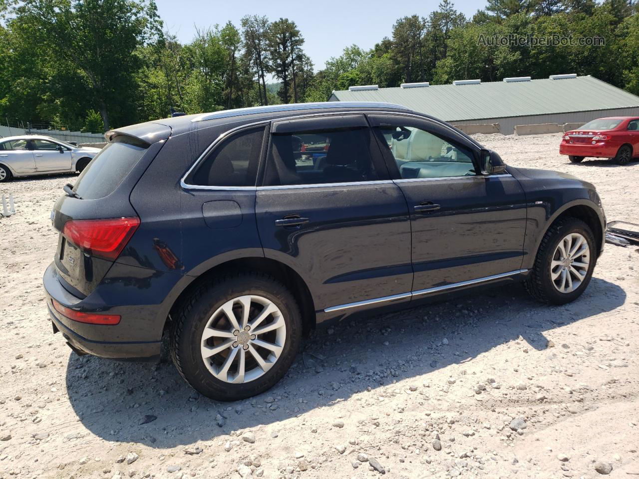 2014 Audi Q5 Premium Plus Blue vin: WA1LFAFP2EA098711