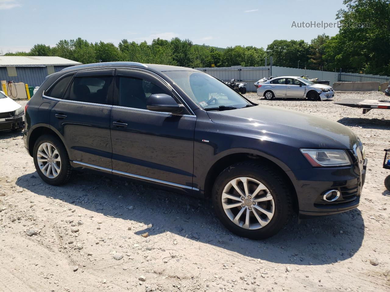 2014 Audi Q5 Premium Plus Blue vin: WA1LFAFP2EA098711