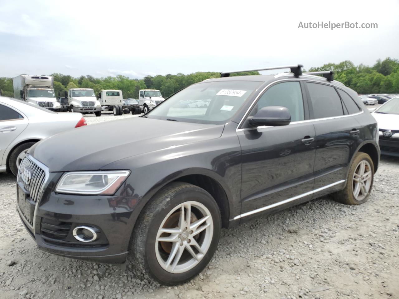 2014 Audi Q5 Premium Plus Charcoal vin: WA1LFAFP3EA024181