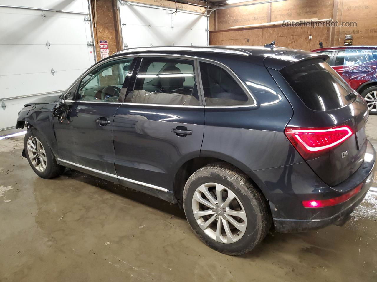 2014 Audi Q5 Premium Plus Blue vin: WA1LFAFP3EA027159