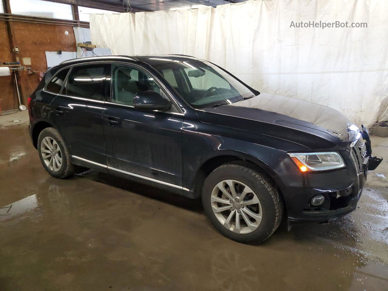 2014 Audi Q5 Premium Plus Синий vin: WA1LFAFP3EA027159